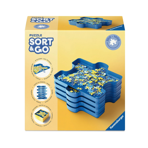 Ravensburger Puzzle Sort &amp; Go Tilbeh�r - sorteringsbokse til puslespil