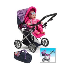 Dukkevogn med lift 3-i-1 