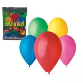 Balloner i pose 25 stk, ass. farver