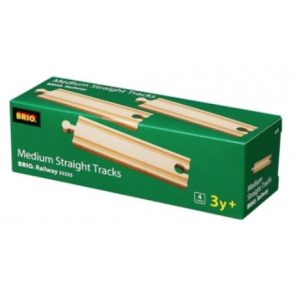 Brio - Medium lige skinner