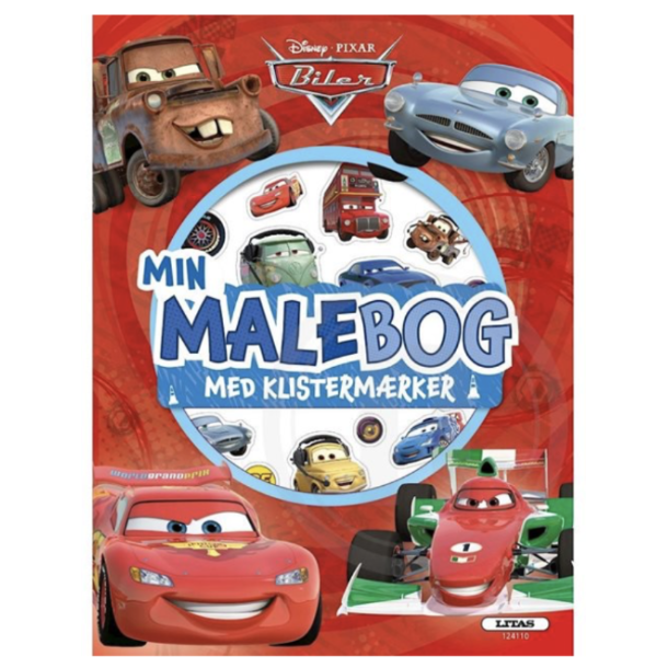 Min Malebog Disney Pixar Cars m/klistermrker