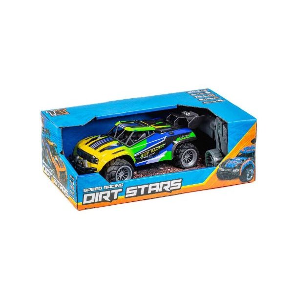 Tech-Toy Speed Racing Dirt Stars fjernstyret bl/grn jeep