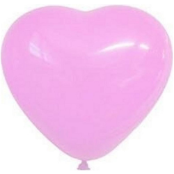 Lyserd/Lysebl balloner hjerteform