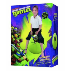 Hoppebold/Knguru bold fra turtles teenage mutant ninja udstilings pak kasse er lidt slidt