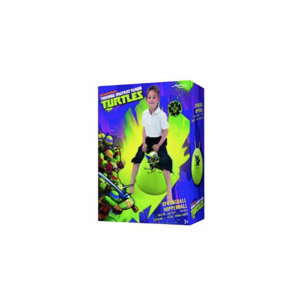 Hoppebold/Knguru bold fra turtles teenage mutant ninja udstilings pak kasse er lidt slidt