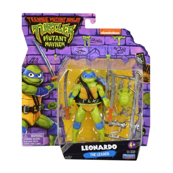 Teenage Mutant Ninja Turtles Mutant Mayhem figur - Leonardo