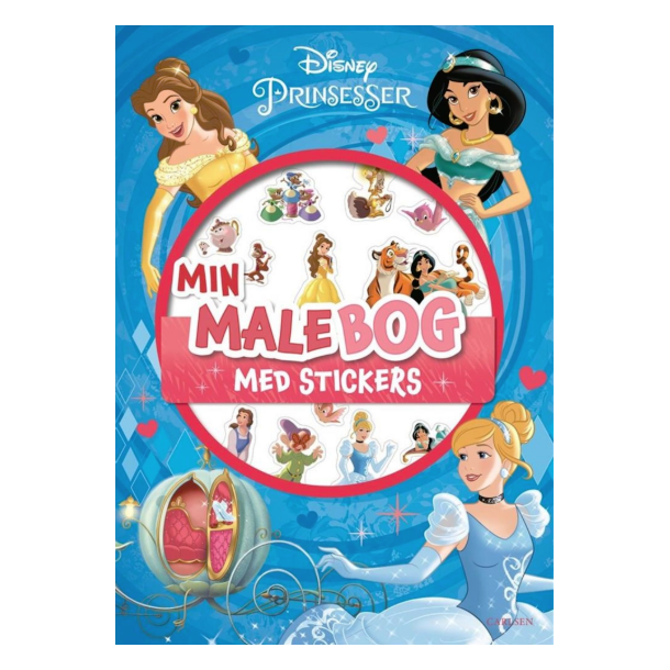 Disney Prinsesser: Malebog med klistermrker