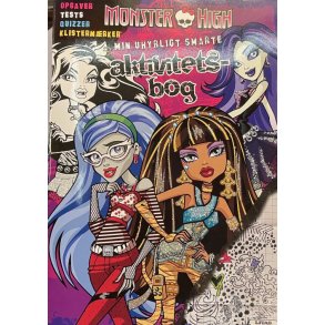 monster high aktivitets-bog, opgaver, Tests, Quizzer, Klistermrker
