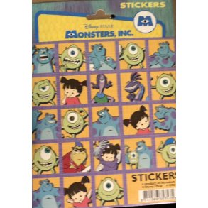 Monsters, Inc. Disney Klistermrker - Sm firkantede billeder