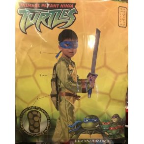 Ninja turtles dragt  leonardo 132 cm