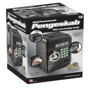 Pengeskab med kode og ls 