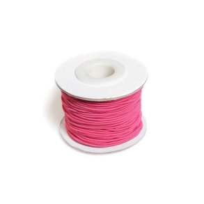 Elastiksnor 1,2 mm x 25 m pink