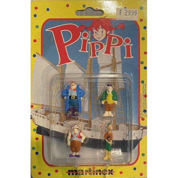 Pippi figur 4stk 2cm 