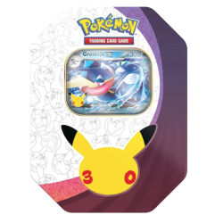 Pok�mon TCG 30th Celebration ex Tin � Sylveon / Greninja � 1 stk. Assorteret