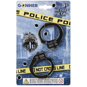 Hndjern/politi skilt - metal