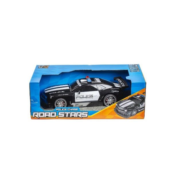 Tech Toy Road Stars fjernstyret Police Chase sort