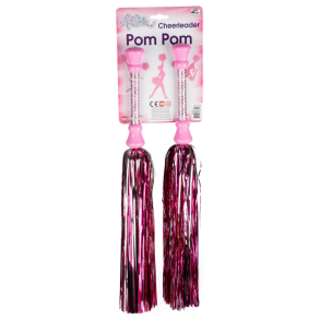 4-Girls Glitter pom-poms
