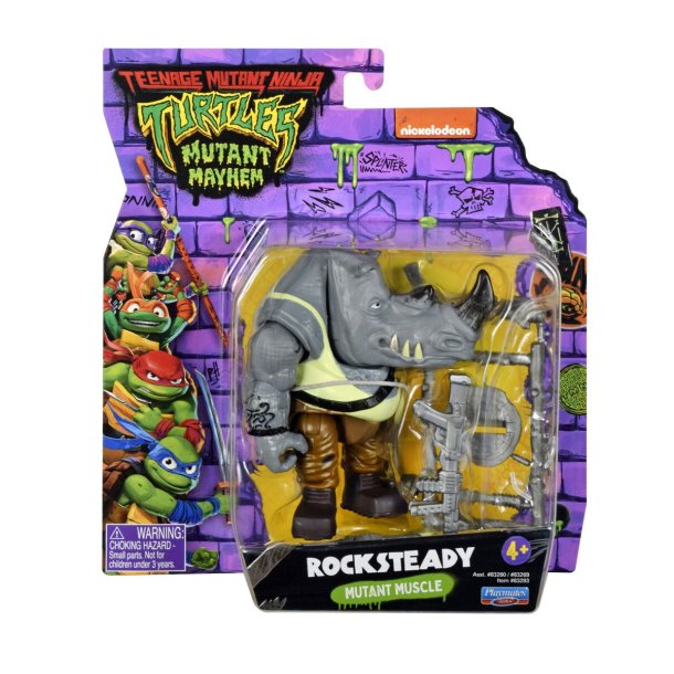  Teenage Mutant Ninja Turtles Mutant Mayhem figur - Rocksteady