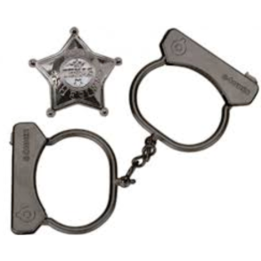 Gonher Cowboy håndjernsæt/skilt