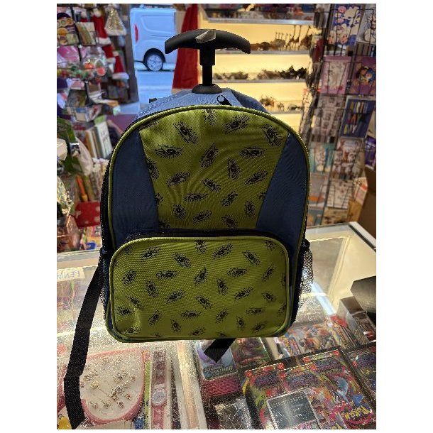 Skoletaske med �jne og hjul