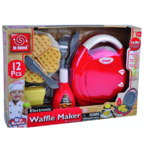 Vaffeljern med lys og lyd inkl vafler, sirup og smr 