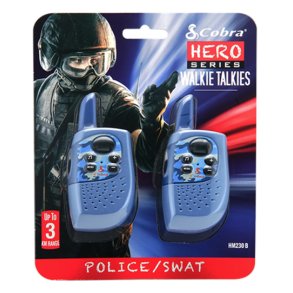 Walkie talkie police swat up to 3 km range