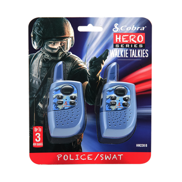 Walkie talkie police swat up to 3 km range