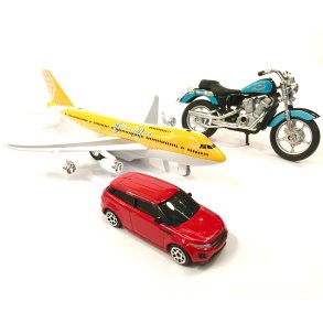 Biler, kretjer og flyvemaskiner